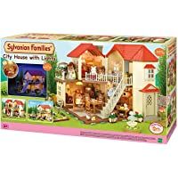 SYLVANIAN FAMILIES- City House with Lights Casa de Mini Muñecas y Accesorios- Multicolor- 65.0 x 34.8 x 20.6 (Epoch para…